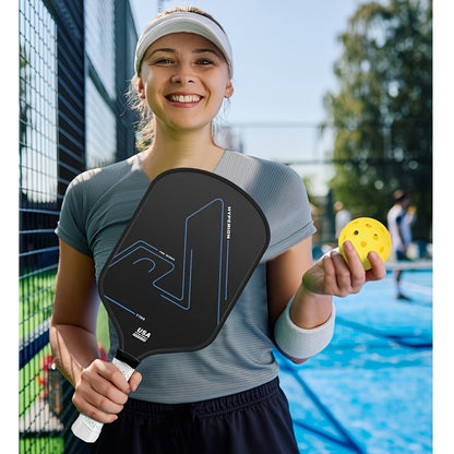 High-Quality Lightweight T700 Carbon Fiber Pickleball Paddle with Fine Grain Matte Surface for Strong Spin Control, Available in Multiple Colors - Ideal for Beginners and Advanced Players