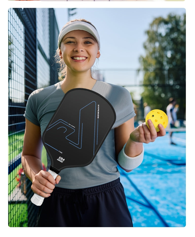 High-Quality Lightweight T700 Carbon Fiber Pickleball Paddle with Fine Grain Matte Surface for Strong Spin Control, Available in Multiple Colors - Ideal for Beginners and Advanced Players