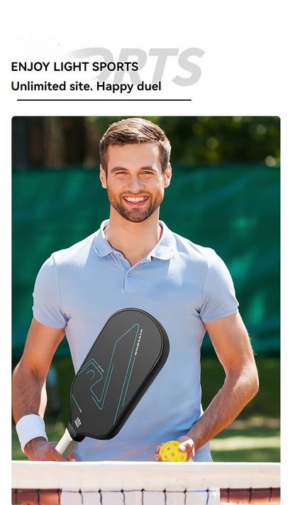 High-Quality Lightweight T700 Carbon Fiber Pickleball Paddle with Fine Grain Matte Surface for Strong Spin Control, Available in Multiple Colors - Ideal for Beginners and Advanced Players
